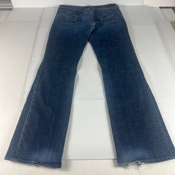 Citizens Of Humanity Jean Women 33x32 Margo Low Waist Boot Cut Blue Denim Tag 31 - Picture 9 of 16